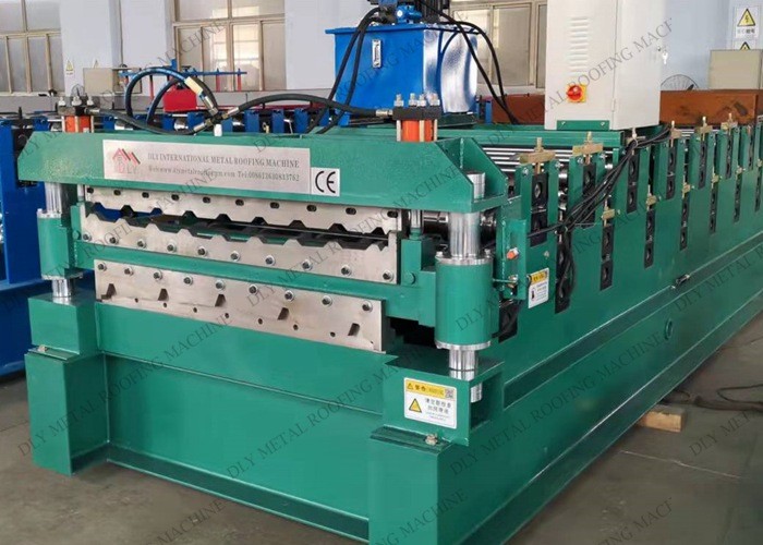 11.5t Roofing Sheet 50hz Double Layer Roll Forming Machine 380v Plc