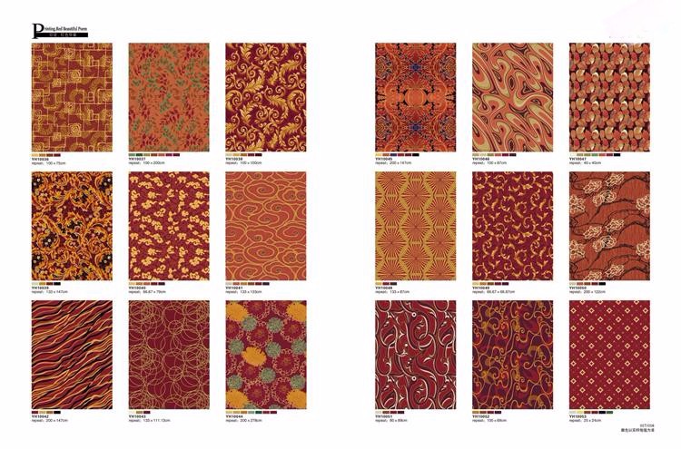 Turkey style printed commercial nylon floor carpet,restaurant carpet