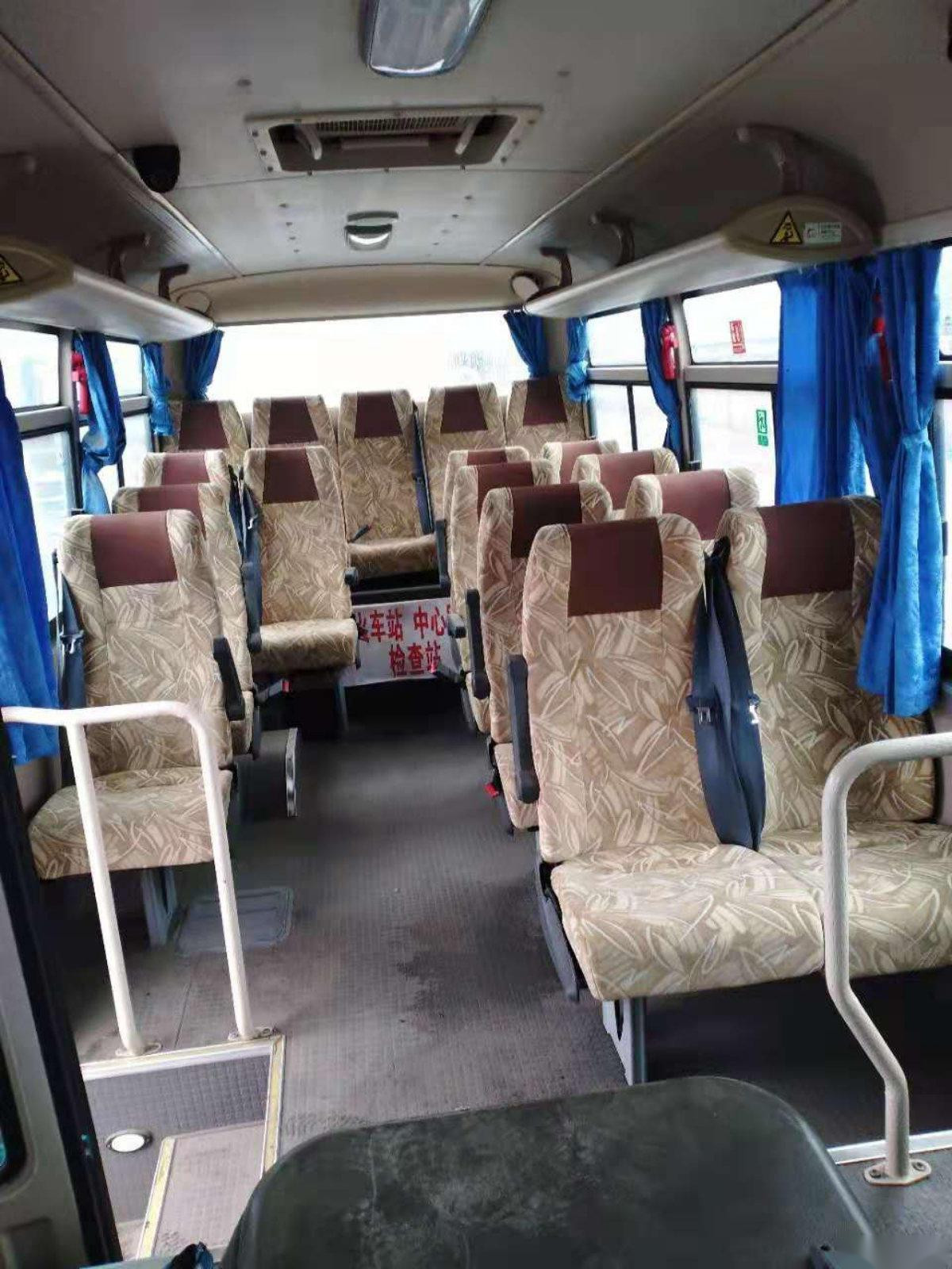 Used Mini Bus Yutong ZK6609D 19 Seats Diesel Front Engine Steel Chassis Euro V Left Hand Drive Used Passenger Bus