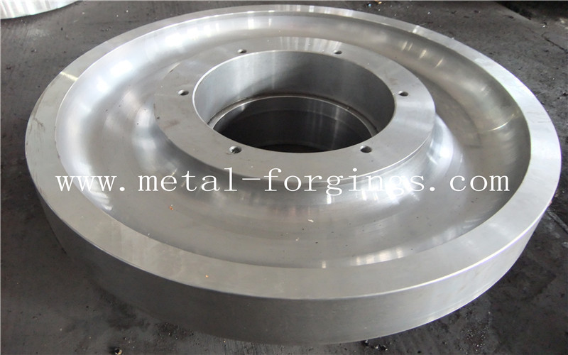 Customized Machining Forging Steel Rim Normalizing Heat Treatment