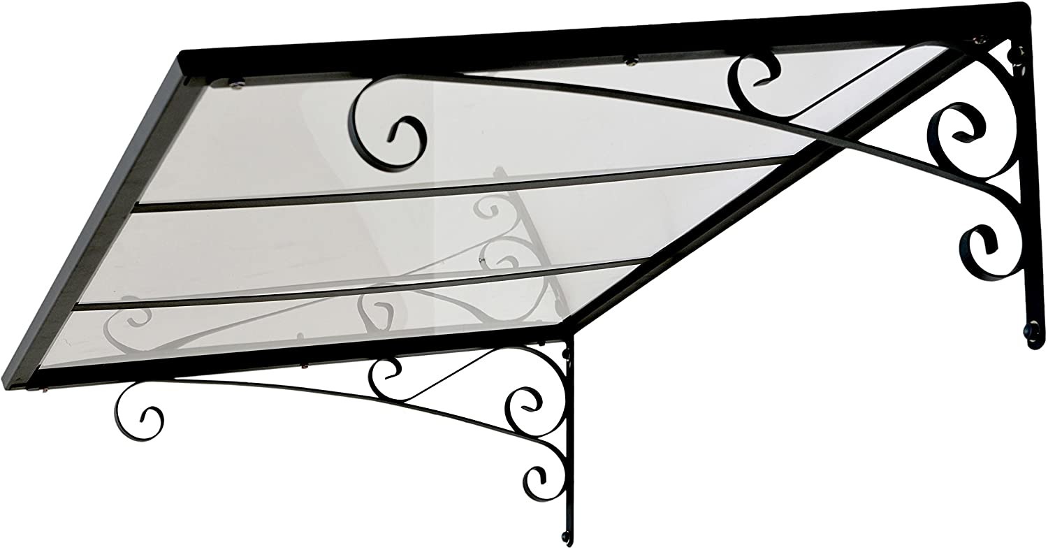 Galvanized Steel 120cm Door Window Awning Canopy