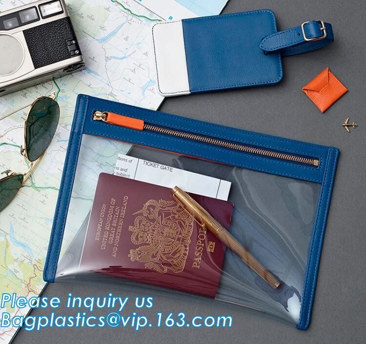 pvc Zip lockkk document file bag,Three-dimensional PVC Document Bag File Zipper Bag with Front Label Pocket bagplastics pac