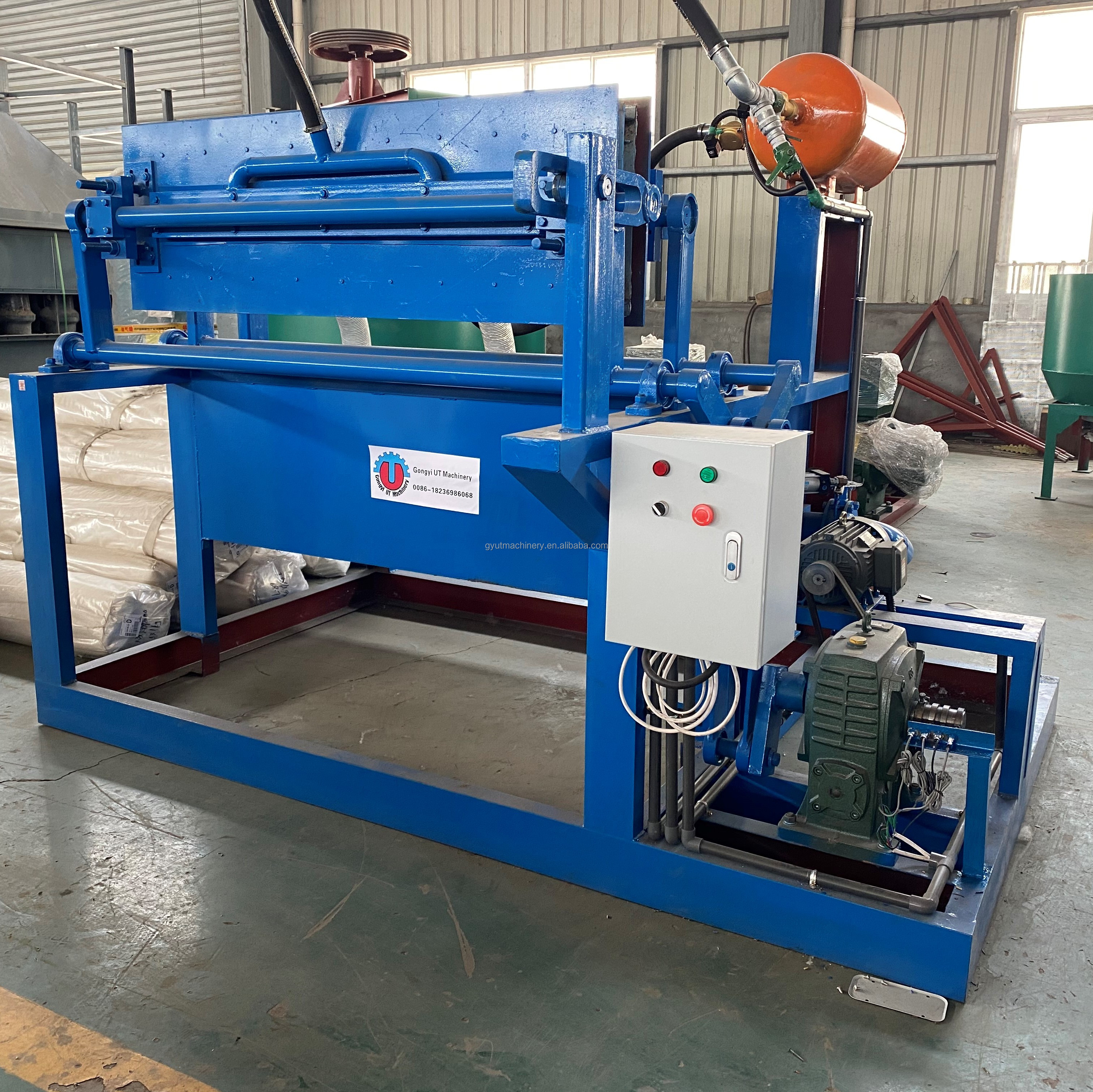 Design Automatic Paper Egg Plate Pressing/Forming/Molding Machine with 380v Voltage