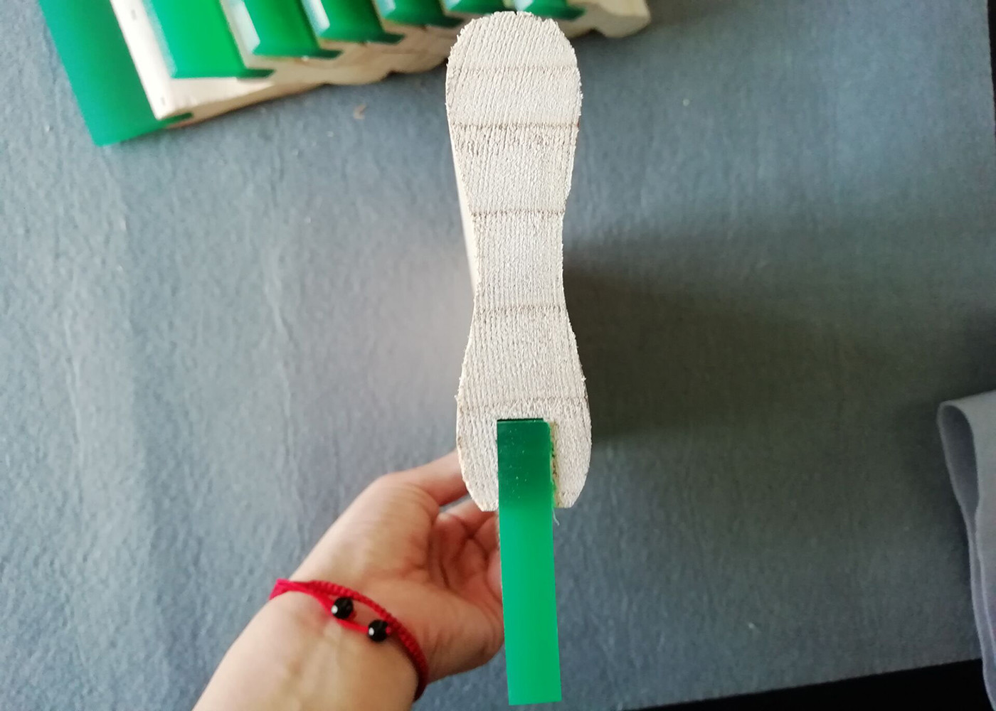 65A-90A-65A 3 Layer Silk Screen Printing Squeegee Rubber Transparent Color