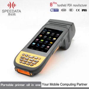 Android Handheld PDA Industrial With Mobile Fingerprint Scanner Data Collection