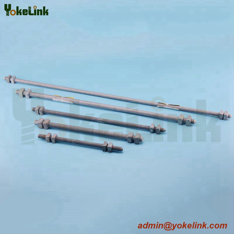 Easy Installation full screw galvanzied steel Double Arming Bolts