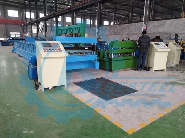Hydraulic Steel Corrugated Roofing Sheet Crimping Machine Metal Roofing Roll