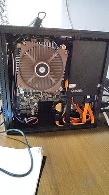SKTC 0.8mm SPCC Thin Computer Case With Vertical Stand Feet