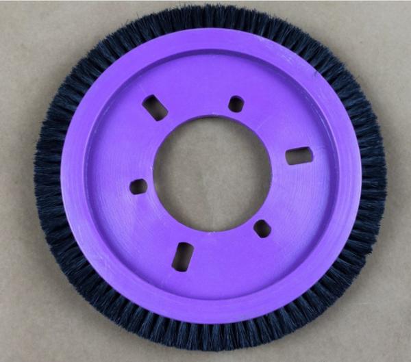 Natural Hog Hair Knitting Machine Brush Hardness OD 172MM ID 77MM