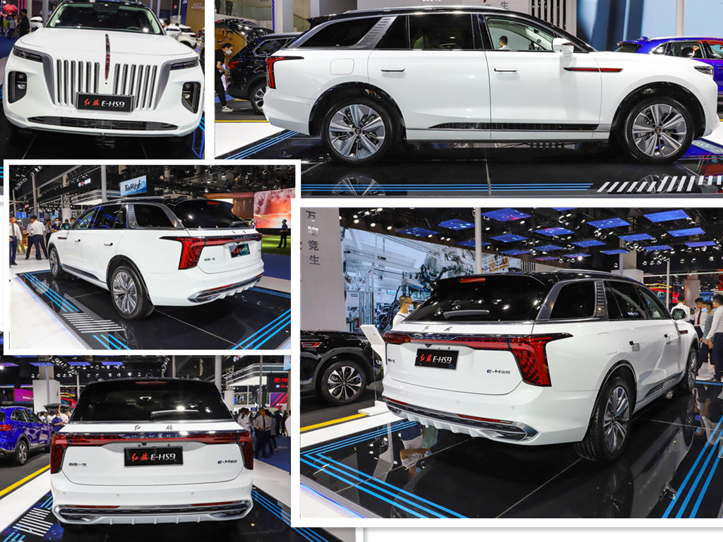 3110mm Wheelbase Left Turn Hongqi Limousine EV Cars Version E-HS9 Suv Energy Electric Vehicles Cars