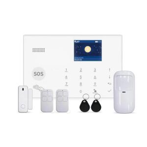 Tft Color Display Wireless Home Burglar Alarm Systems With Free Alarm Notificati