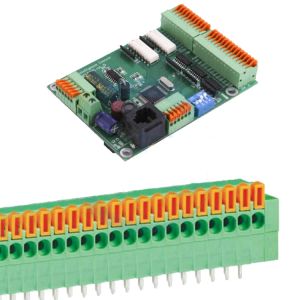 2.54mm Pitch PCB Screwless Spring Clamp Terminal Blocks Vertical Wiring