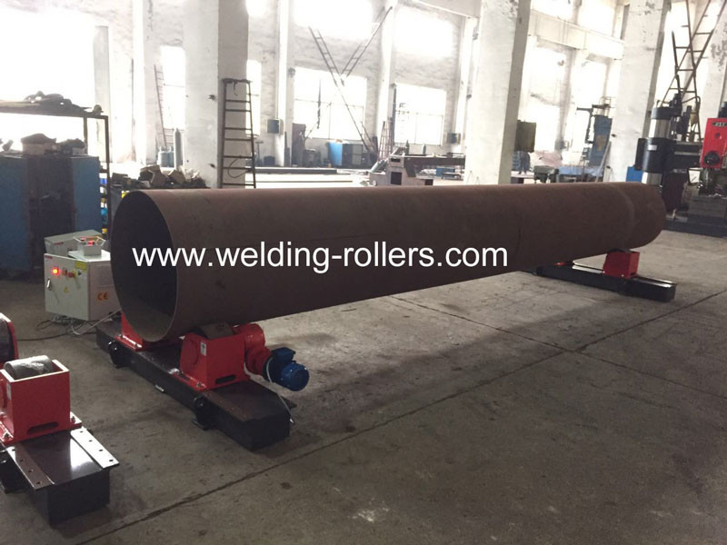 20T Conventional Welding Pipe Rotator For Pipe Butt With PU With Bolt Adjustment