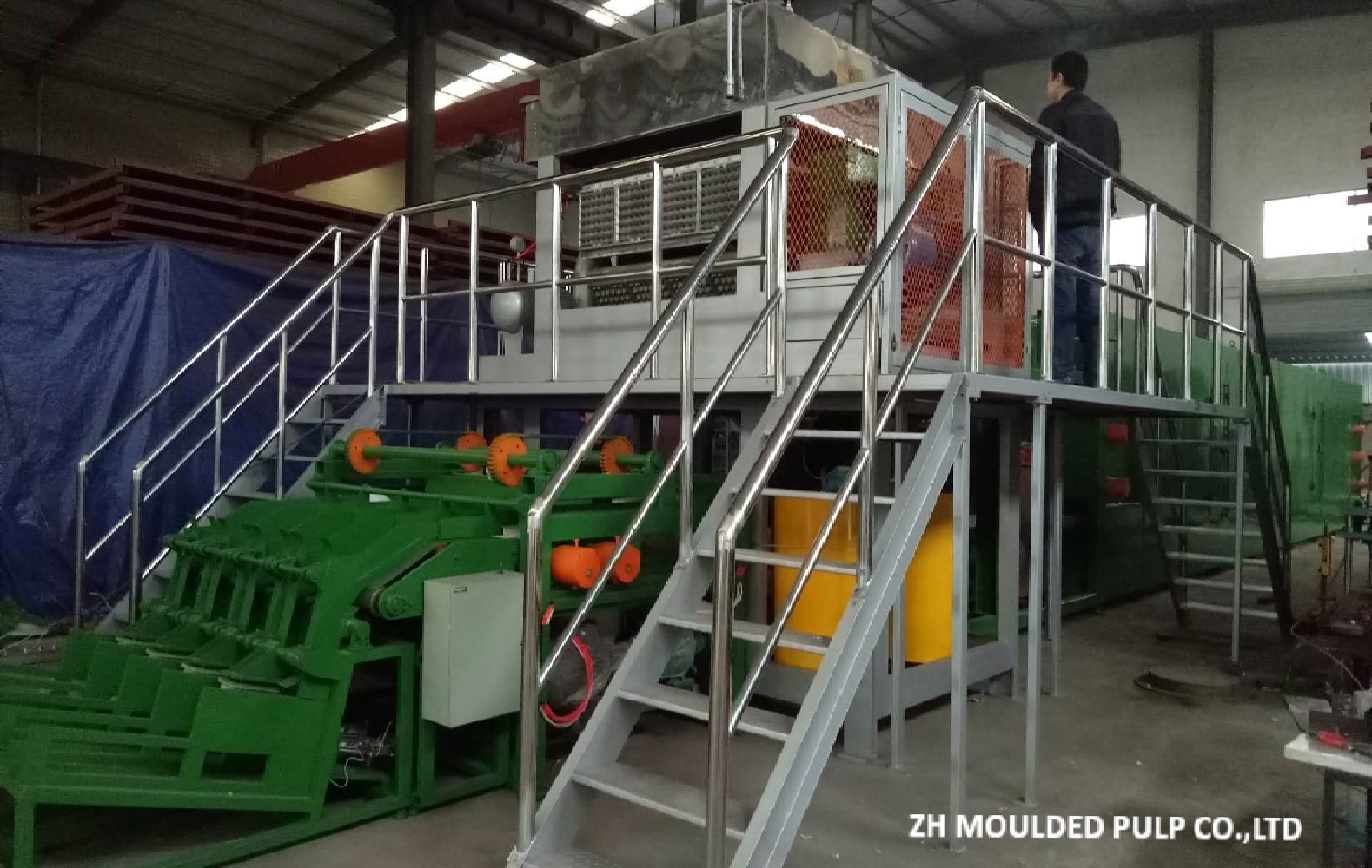 Reusable Pulp Egg Tray Machine