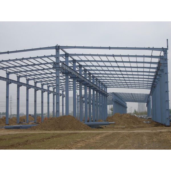 Steel Structure Building with Sand Blasting Sa 2.5 and 3D Model Design for Frame