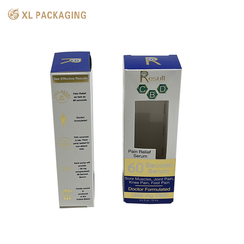 Custom Printing Beauty Skincare Essential Oil Paper Box Cosmetic Cream Box Packaging Folding Card Box