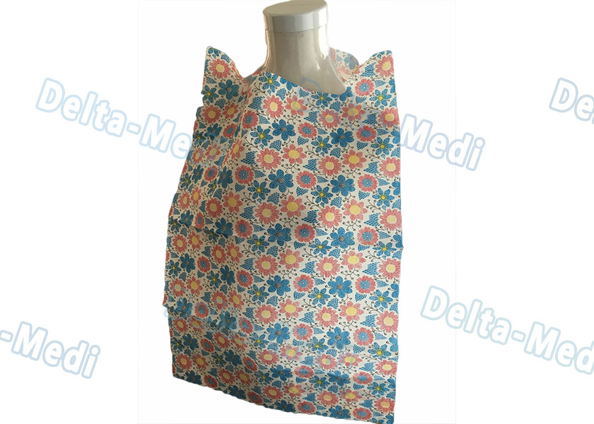 Adult Feeding Disposable Dental Bibs , Custom Disposable Bibs For Adults