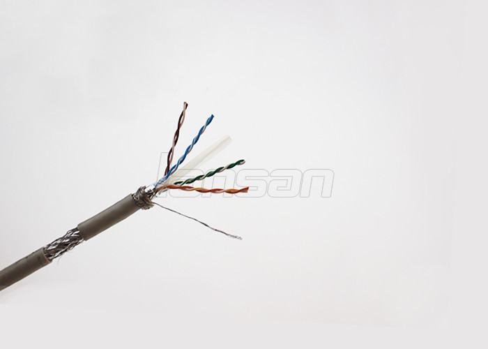 24 AWG Copper Clad Aluminum Cat6 Patch Cord , Color Customized Cat6 Ethernet Cable