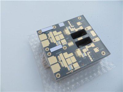 2oz Copper Double Layer High Frequency PCB Built on 1.6mm Thick PTFE With Immersion Gold for Power Dividers