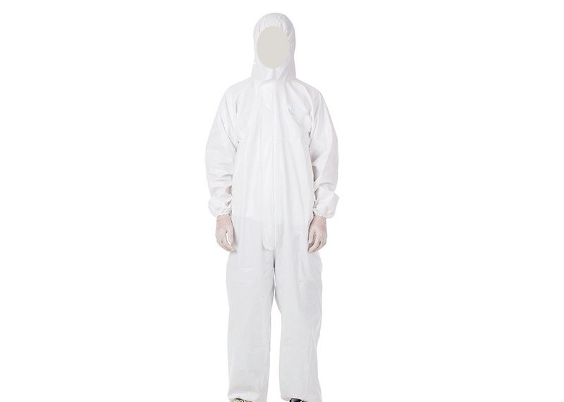 Adults Breathable Medical Protective Coveralls With Elastic In Hood