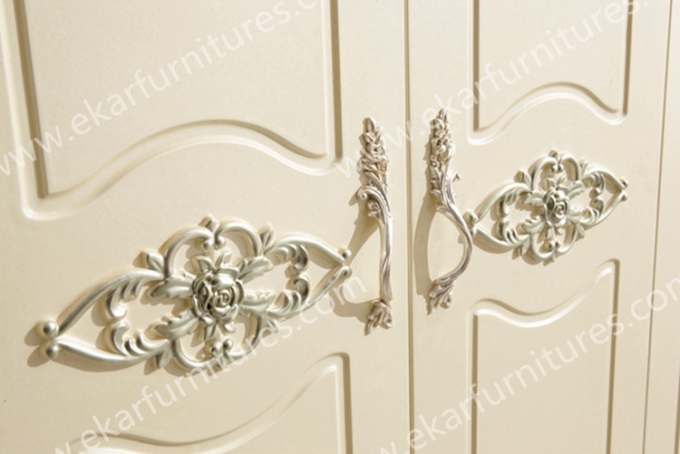 Empire Palace Antique Girl Bedroom Furniture White Wardrobe 601