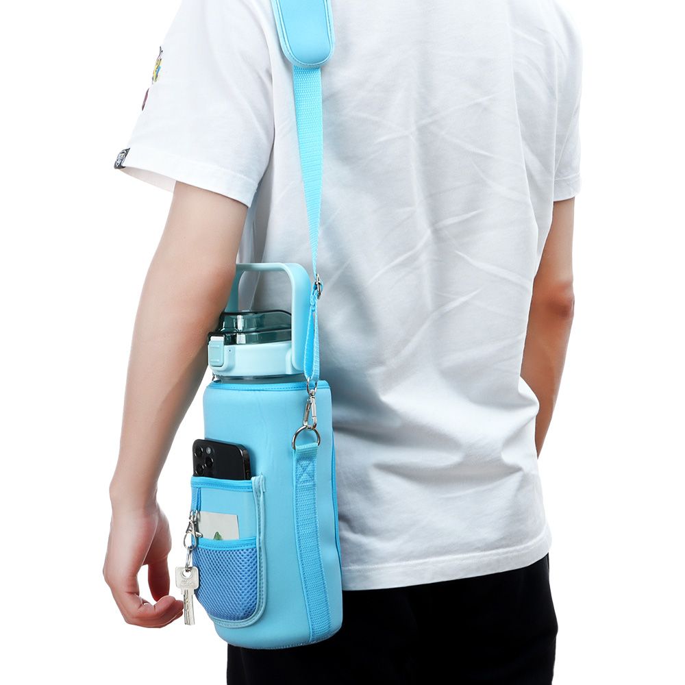 Sports Water Bottle Case Cover Insulated Bag Bottle Cooler Sleeve Portable Camping