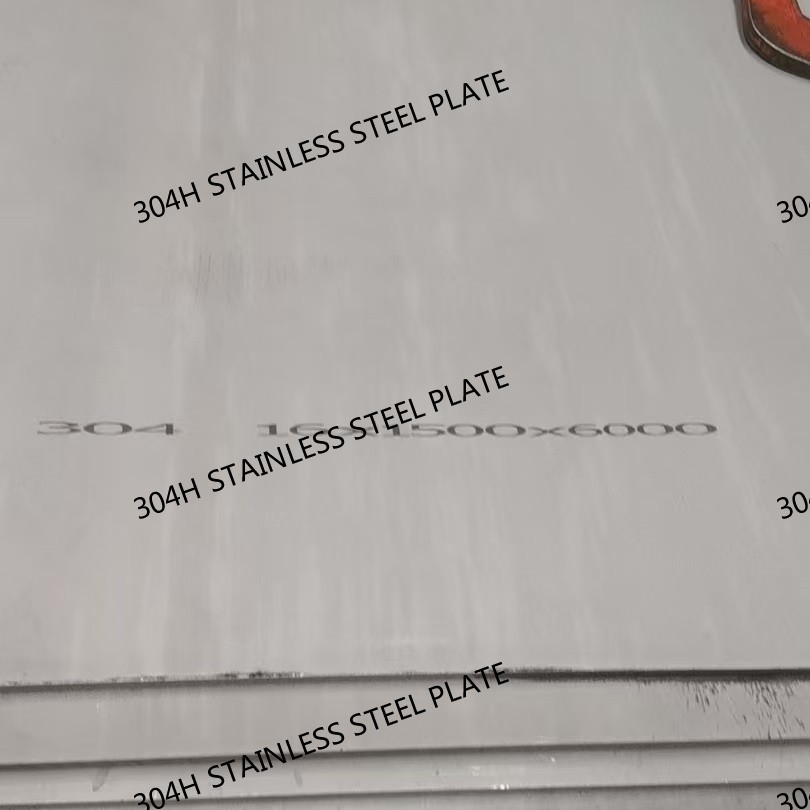 Heat-Resistant 304H SS Plate For Furnace Components Pressure Vessels Annealed Pickled Surface