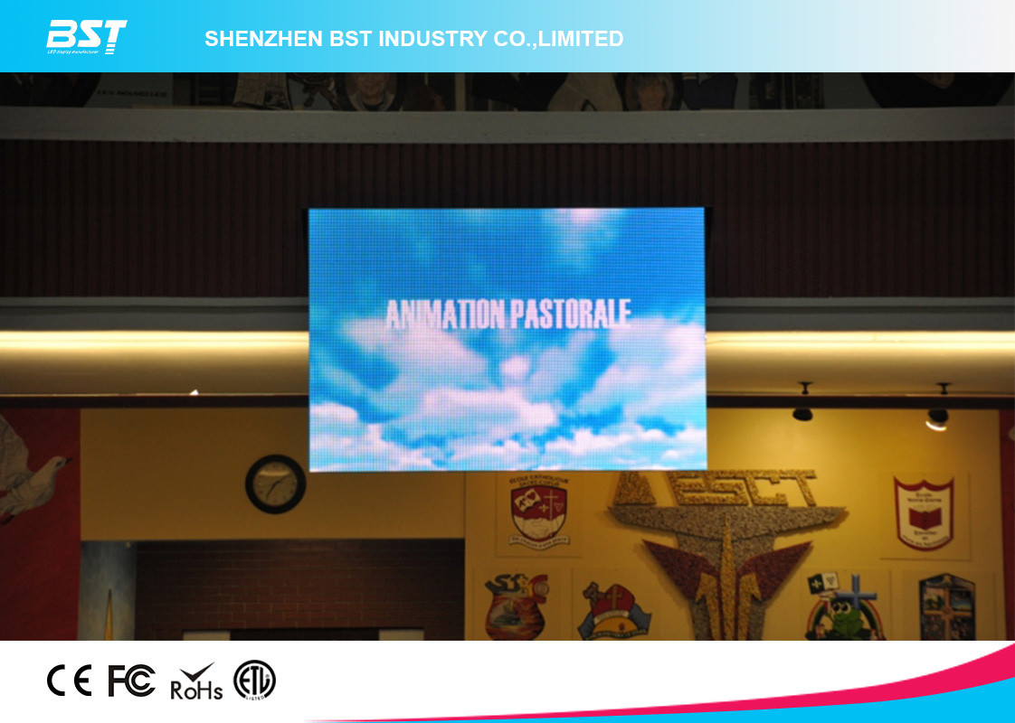 High Resolution Indoor Full color SMD Led Screen Pixel Pitch 5mm With 1/16 Scan Module