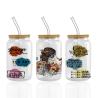 Buy cheap Custom Logo UV DTF Cup Wraps For Cups Wraps Libbey Glass Tumbler Spanish 16oz from wholesalers