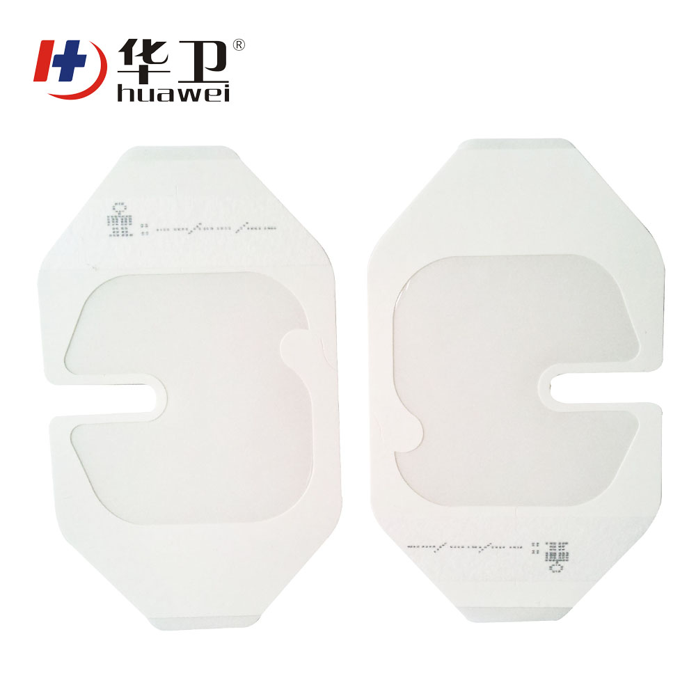 PU film transparent medical surgical OEM size factory price iv securement dressing