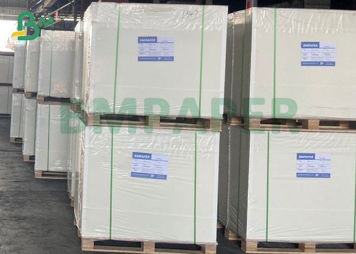 White bleached food box board