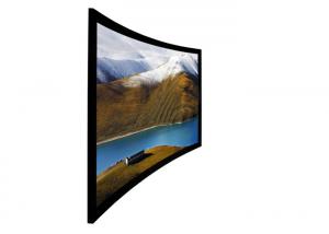 China 150'' Cinemascope screen ,  Fixed Frame Curved Projection Screen wall mounted on sale