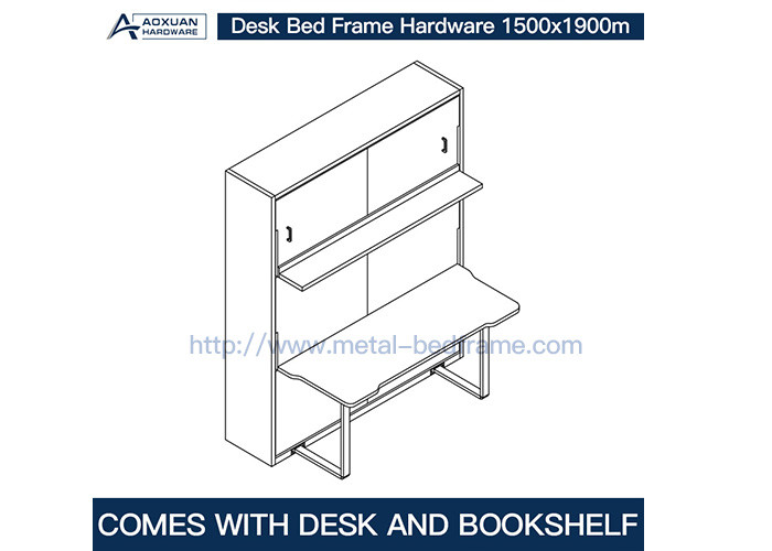 Multifunction Hidden Wall Mounted Folding Bed Mechanism