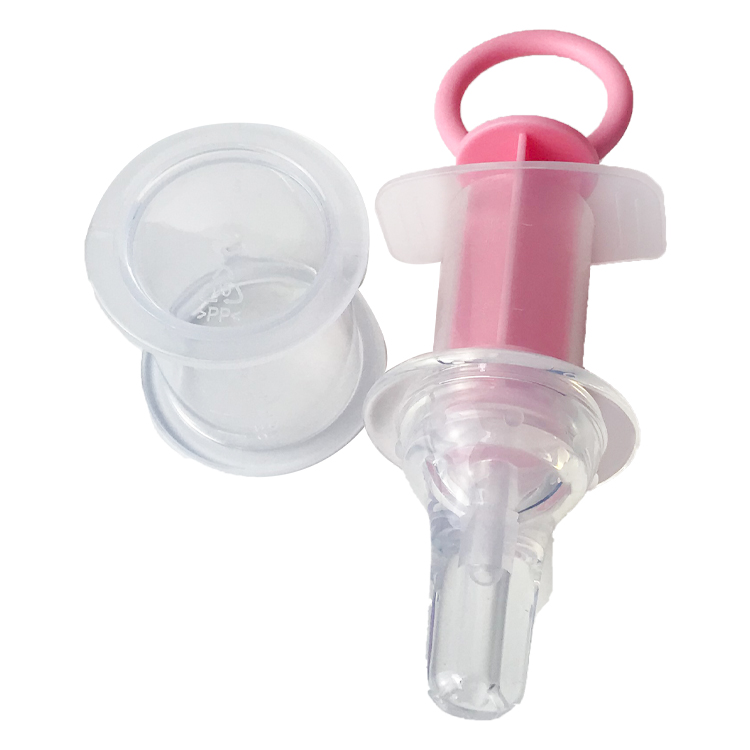 Wholesale Baby Feeding Product Pink Bpa Free Baby Medicine Feeder Medicine Dispenser