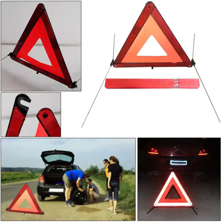 Wind Proof Car Breakdown Triangle Safety Emergency Breakdown Warning Triangle