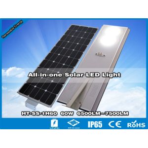 Hitechled Farola solar LED de 7000 lúmenes para alumbrado público HT-SS-1H60,60W