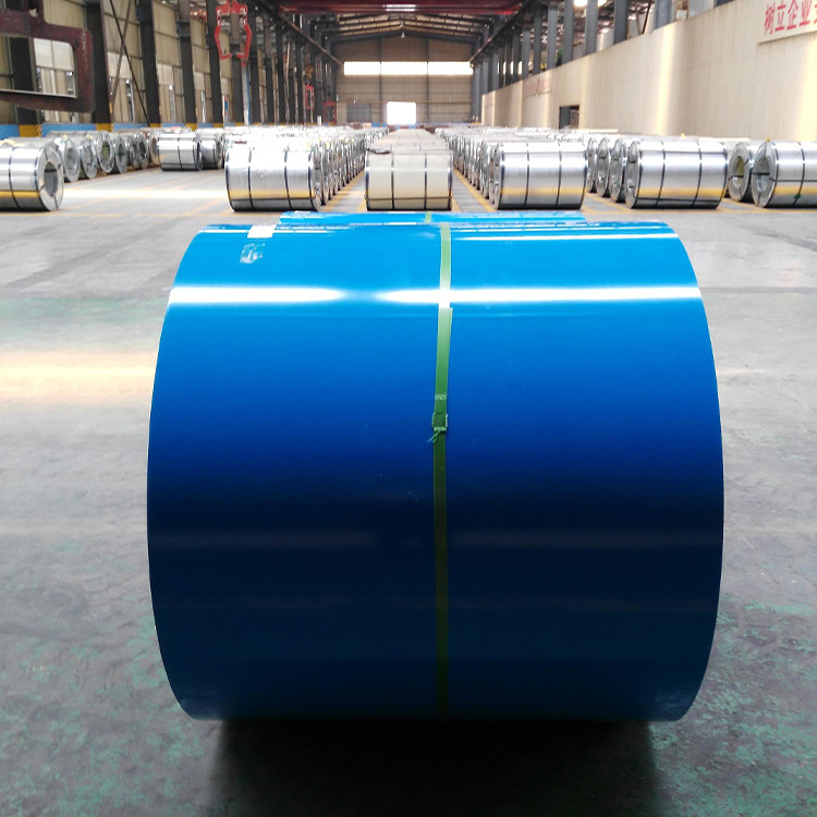 4mm - 300mm Prepainted Galvanized Steel Coils Hot Dip Blue SGS CE BV