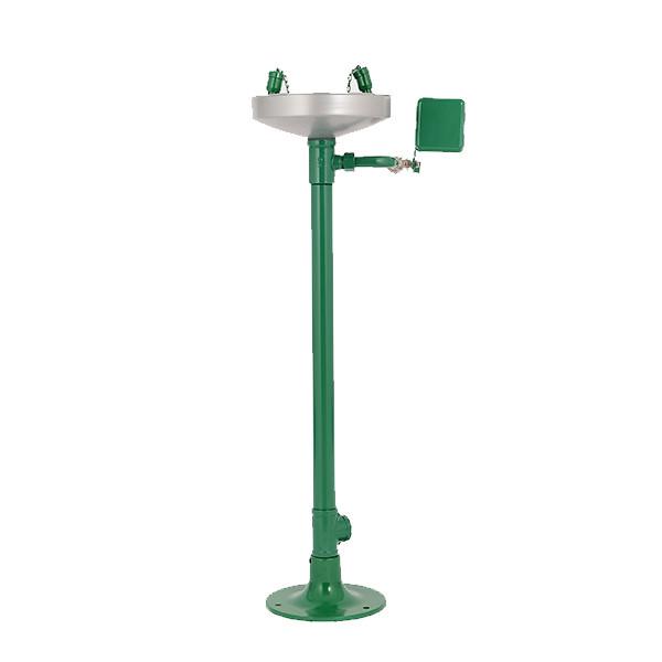 Vertical Countertop Eyewash Station With Straight Sided Basin Standard Version