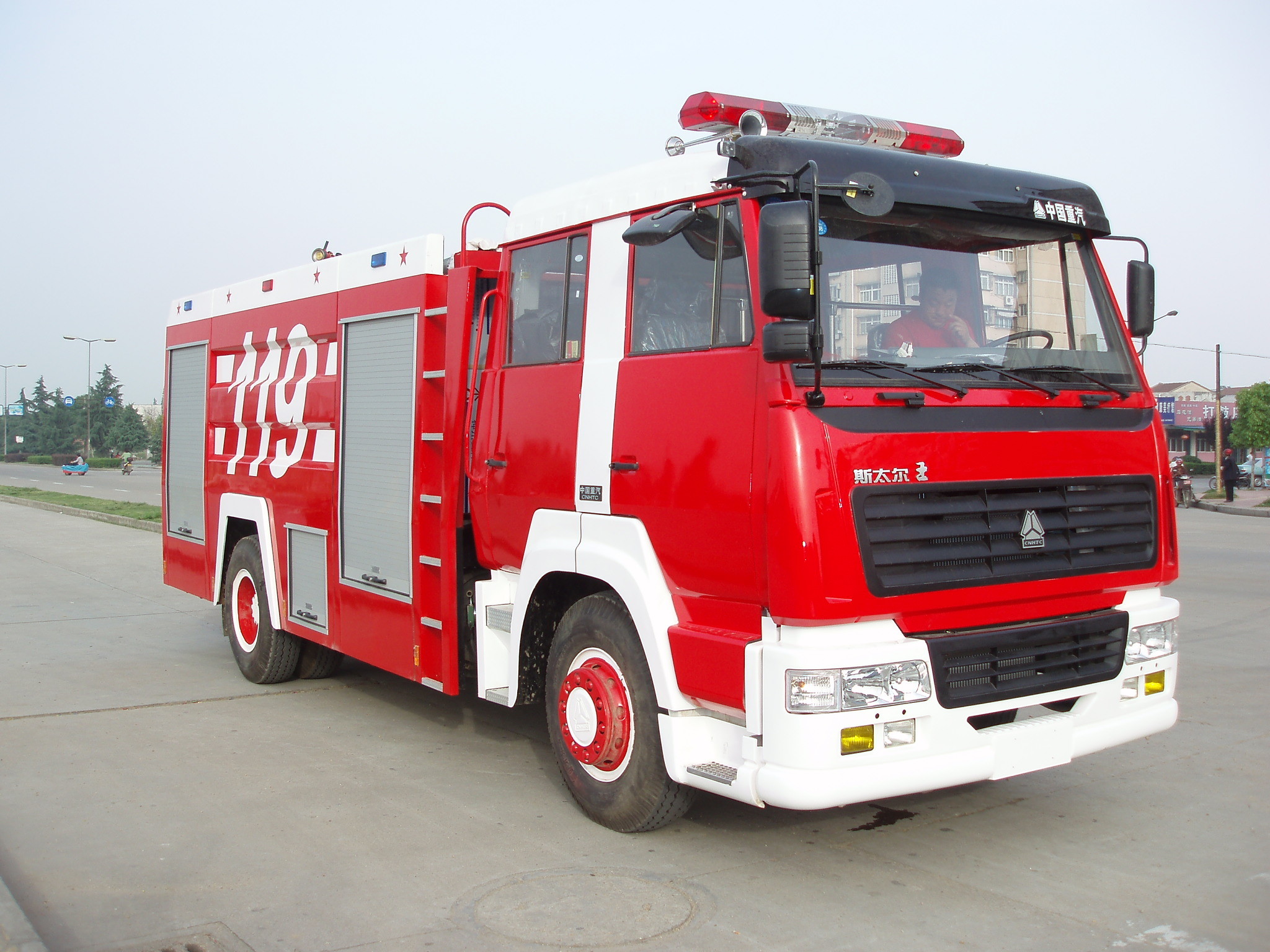 fire fighting truck china factory