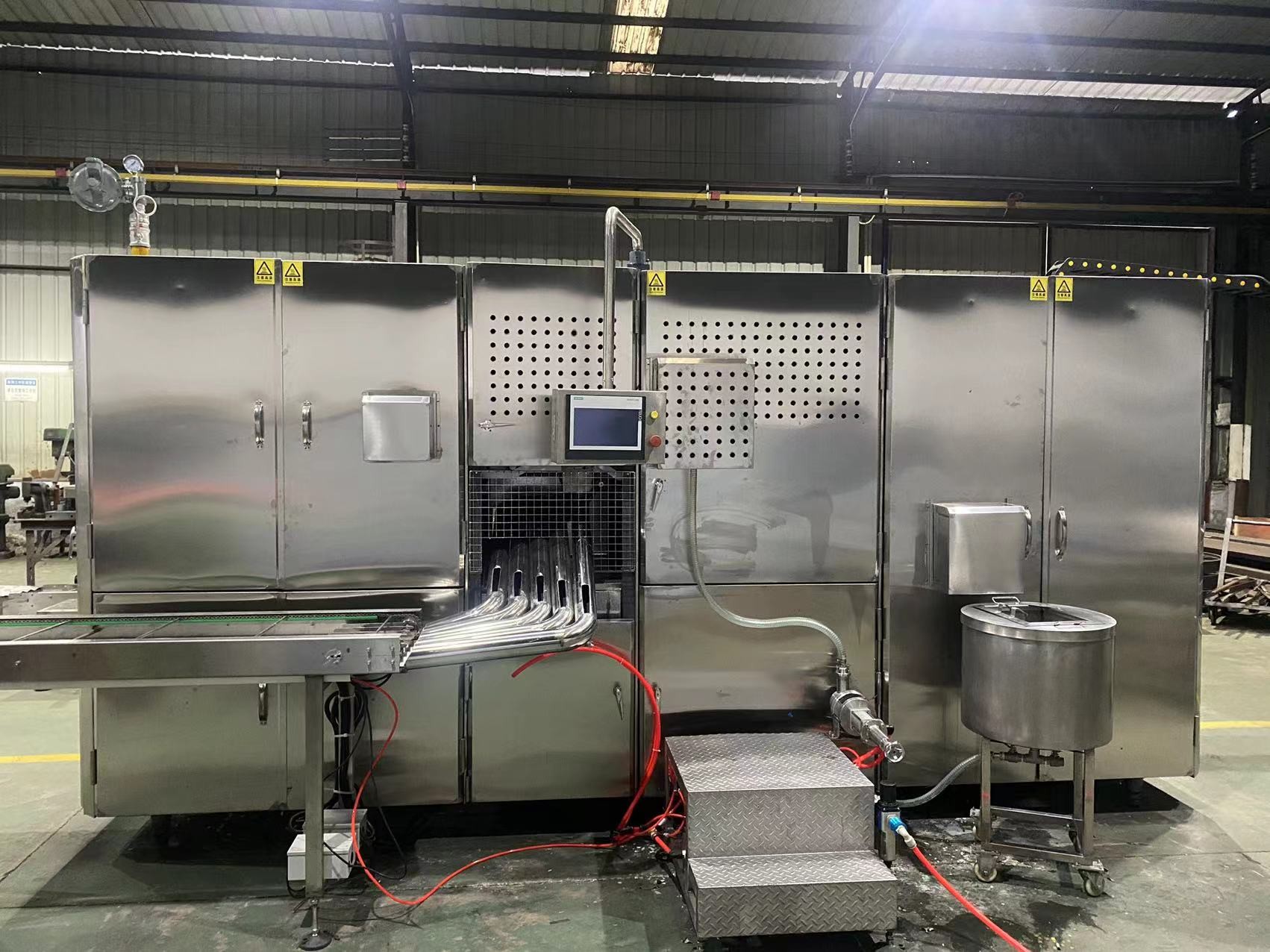Compressed Air 0.6MPa Waffle Cone Making Machine 11-13kg/h Gas Consumption