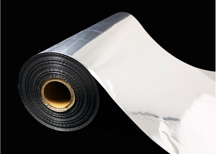 Stretch Film with BOPP Aluminized Polyester Composite Film Gold Mirror Coating on 1 inch Paper Core