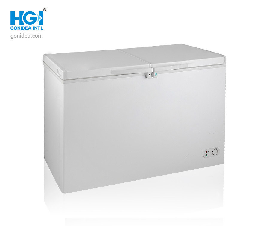 Big Capacity Top Open Commercial Freezer Double Door Chest Freezer Model Bd/Bc-710dq