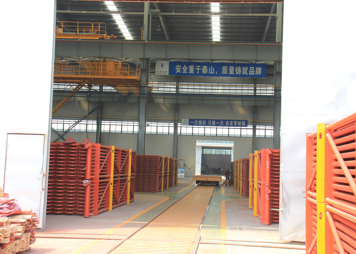 EN10228 Horizontal Sprial Fin Tube Power Plant Economizer