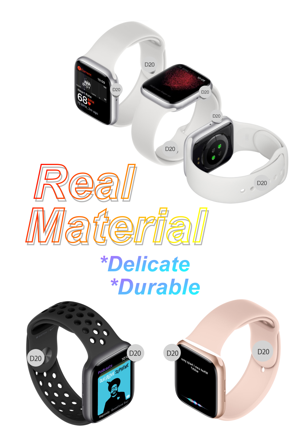 Two Way Search Ip68 Waterproof Smart Watch Sleep Monitor 1.54 inch Anti Lost