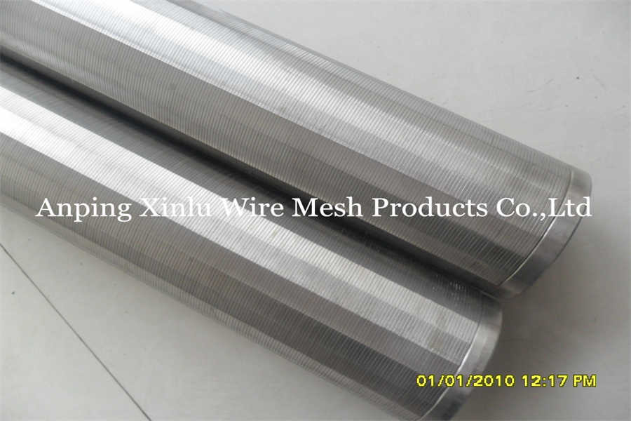 ISO Profile V Wire Johnson Sand Control Screens Pipe With 0.04" Gap
