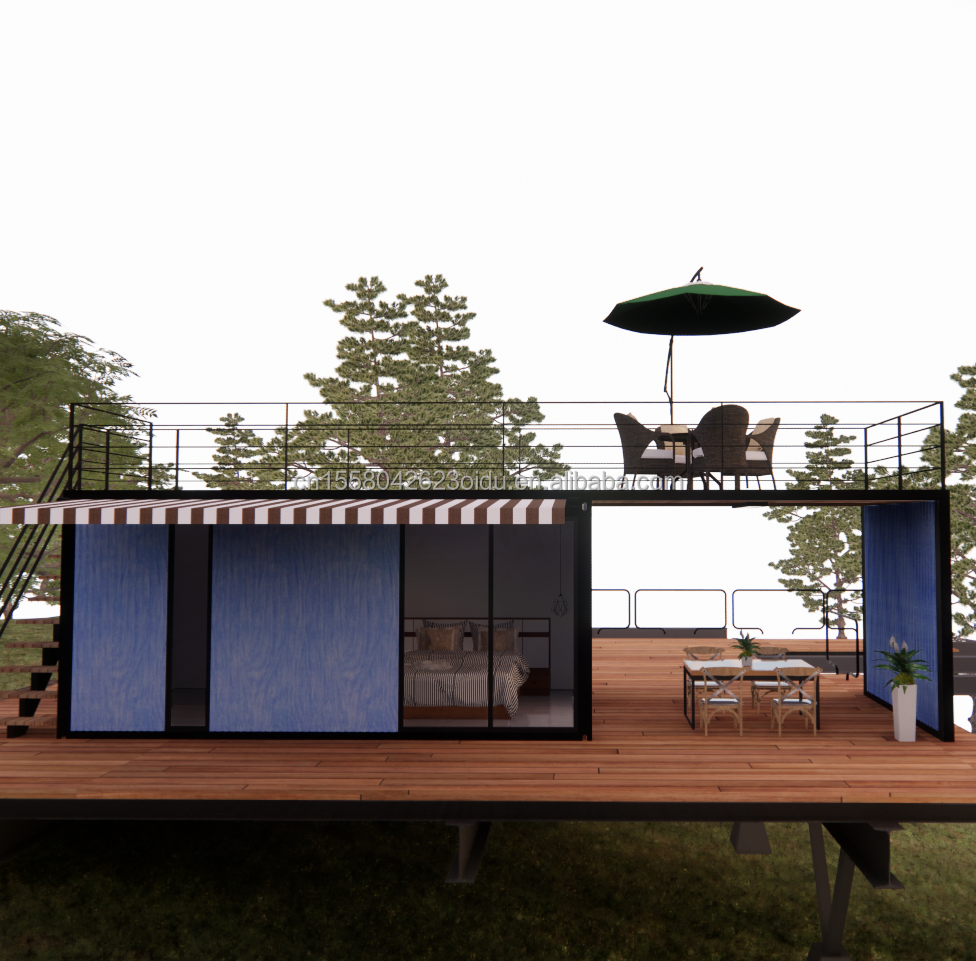 Shop Modern and Easy-to-Assemble Prefab Modular House with 50/75/100mm Wave Sandwich Panel Walls
