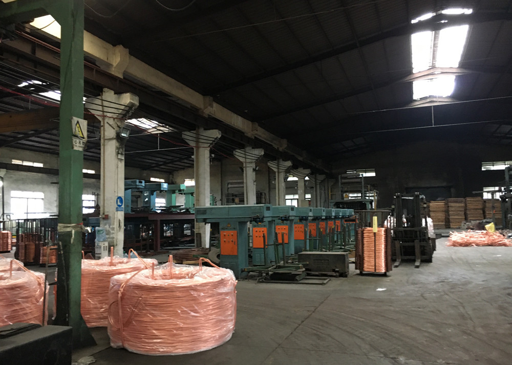 6000 Tons 8mm Continuous Copper Rod Casting Machine Oven Proction Line