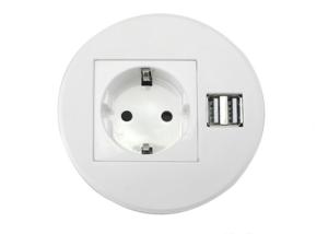  Grommet Mini Type Power Socket Outlet Abs Material Easily Flips Over Manufactures