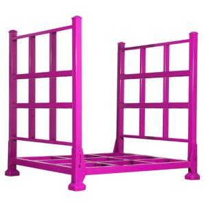  Purple Stackable Steel Stillages SGS Stacking Rack Heavy Duty Manufactures