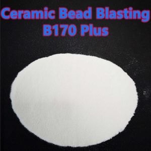 China ZrO2 62% Ceramic Beads Blasting Media B170 Plus Ceramic Bead Abrasive Deblurrings on sale